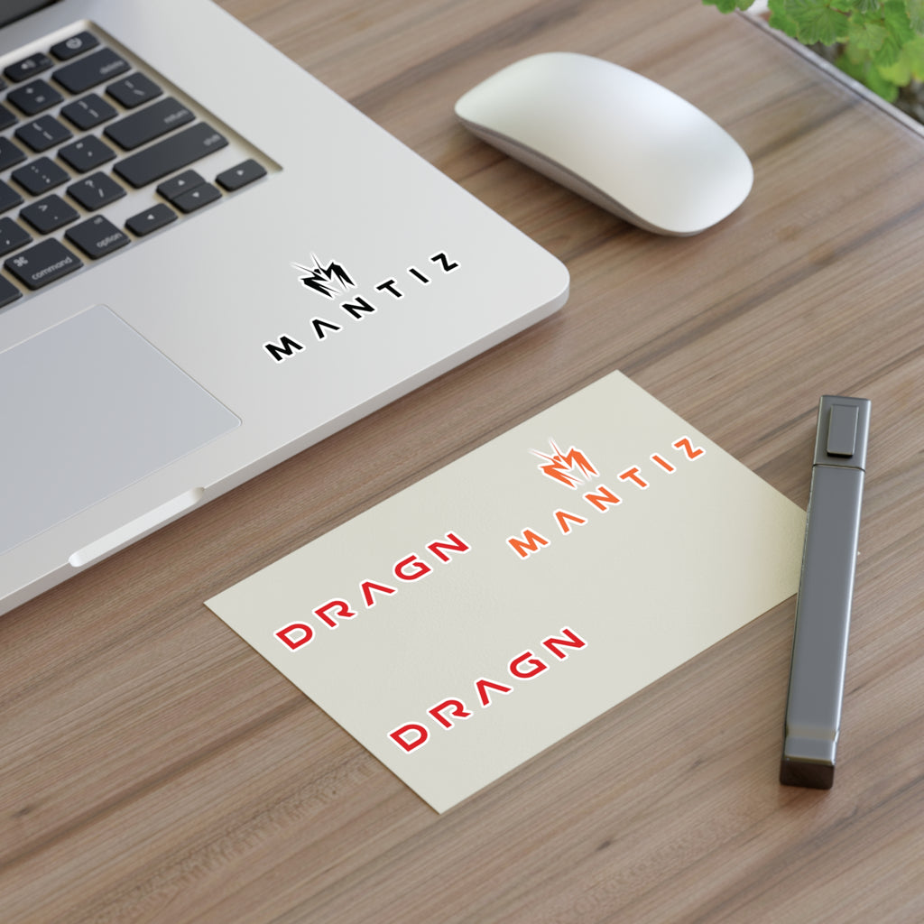 DRAGN and MANTIZ Logo Sticker Sheet - Transparent