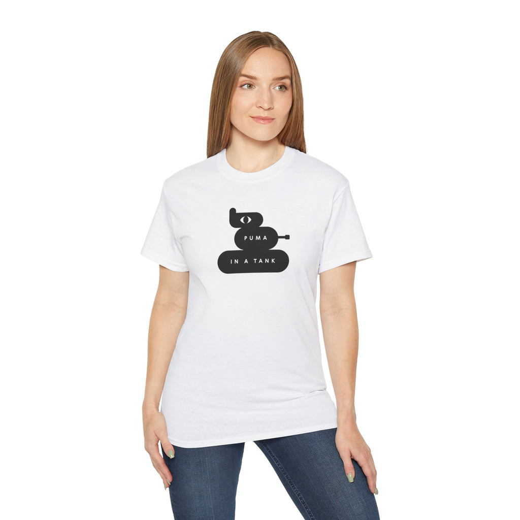 PUMA IN A TANK Logo T-Shirt — Minimalist Gaming/Tech Crewneck