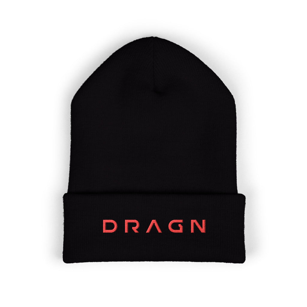 Embroidered 'DRAGN' Cuffed Beanie
