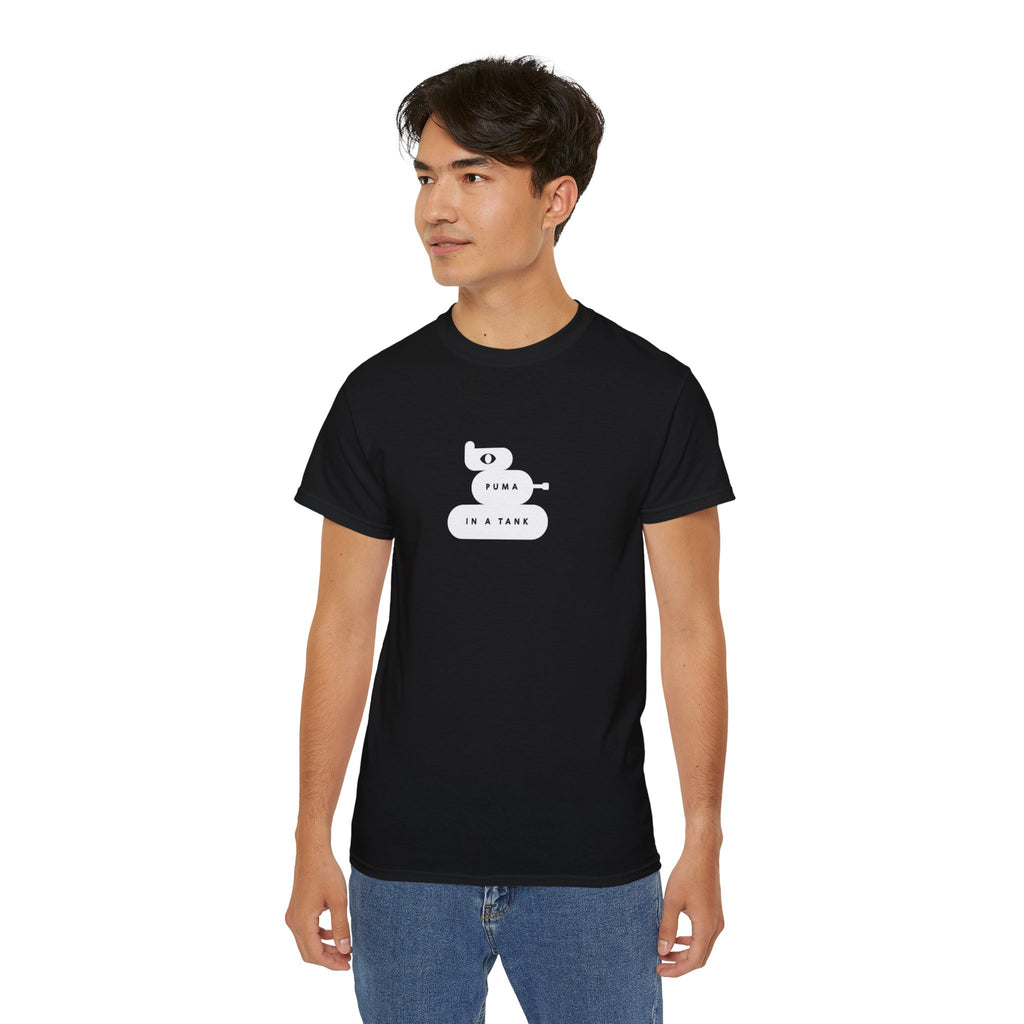 PUMA IN A TANK Logo T-Shirt — Minimalist Gaming/Tech Crewneck