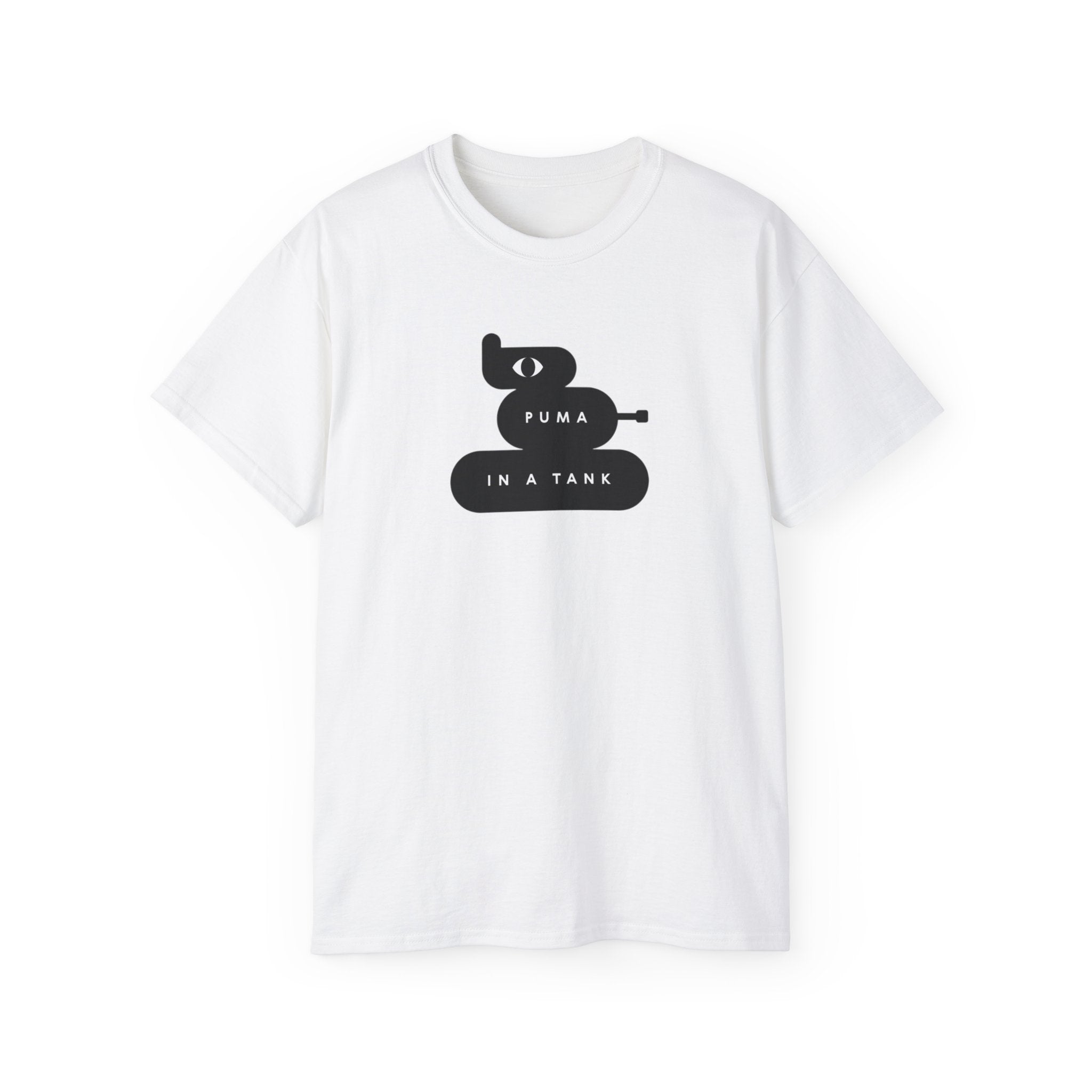 PUMA IN A TANK Logo T-Shirt — Minimalist Gaming/Tech Crewneck