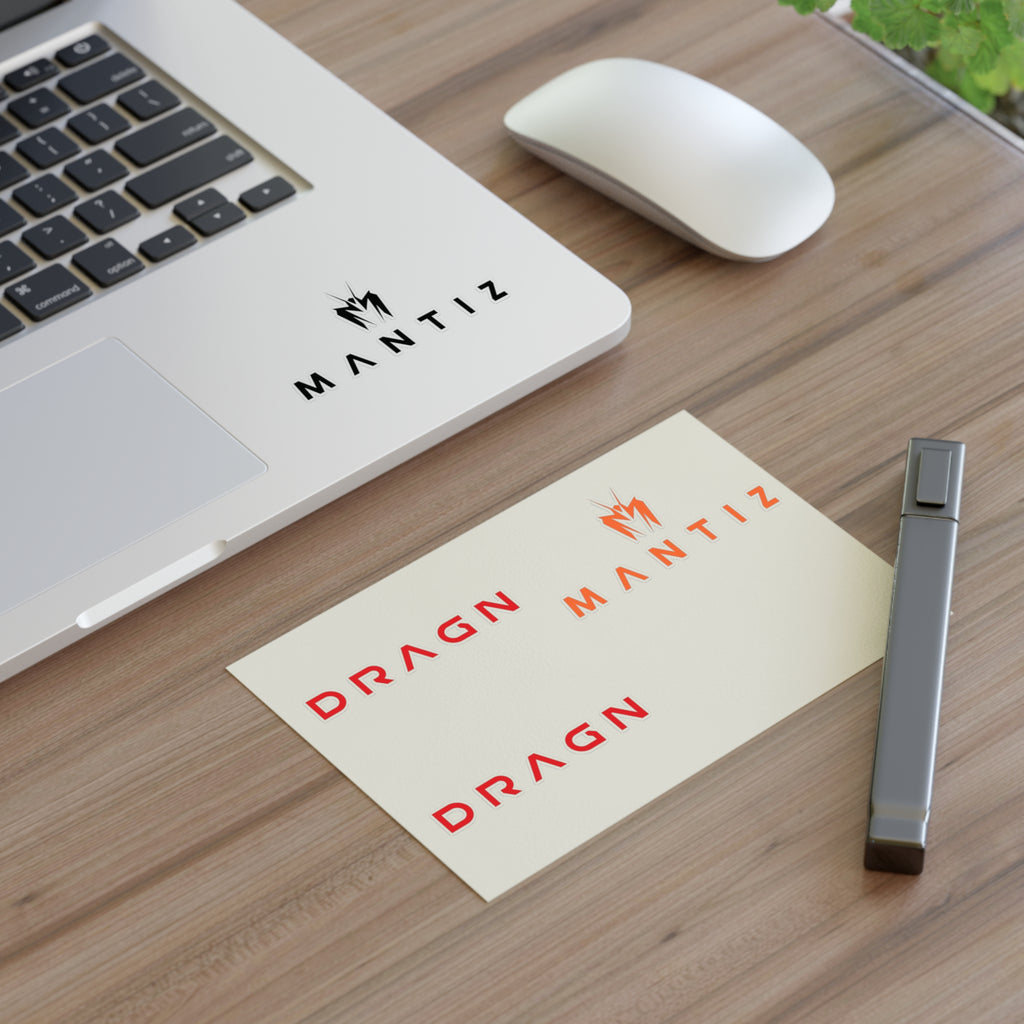 DRAGN and MANTIZ Logo Sticker Sheet - Transparent